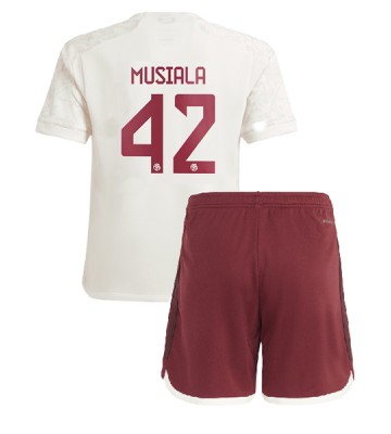 Bayern Munich Jamal Musiala #42 Replika Babytøj Tredje sæt Børn 2023-24 Kortærmet (+ Korte bukser)